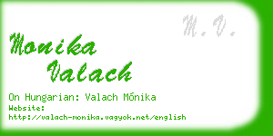monika valach business card